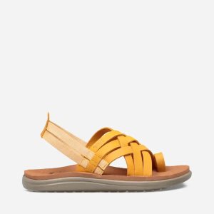 Teva Voya Strappy Leather Naisten Oranssi Sandaalit